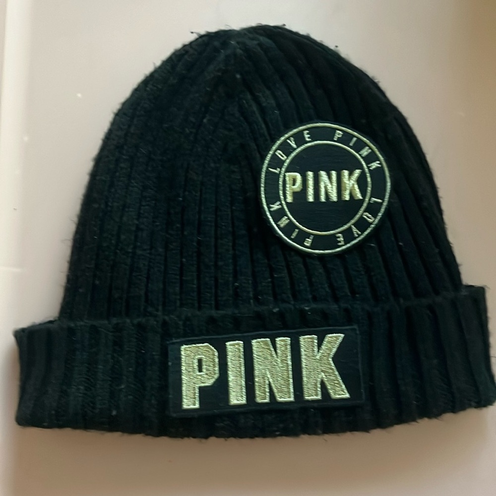 VS Pink beanie